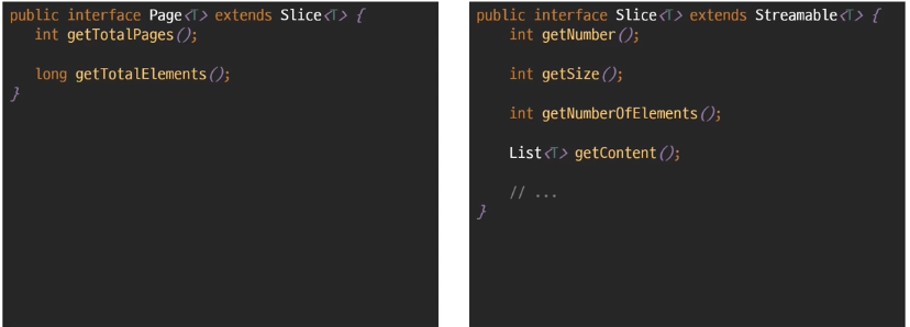 page와 slice의 차이점